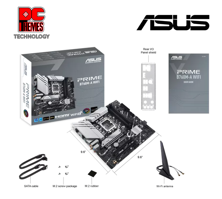 ASUS Prime B760M-A Wi-Fi DDR5 Motherboard